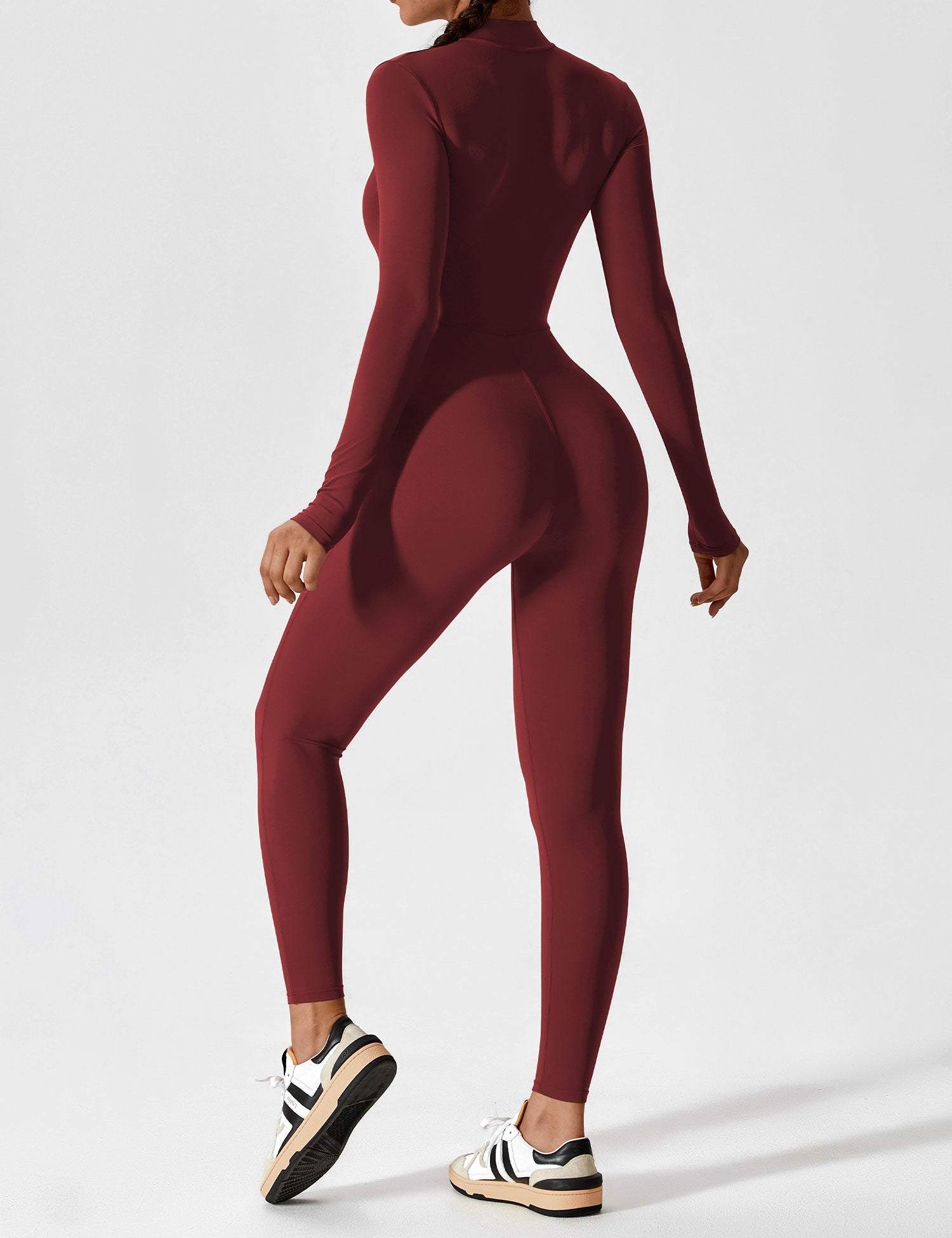 Aurella UltraSculpt™ - Longsleeve Reißverschluss Jumpsuit