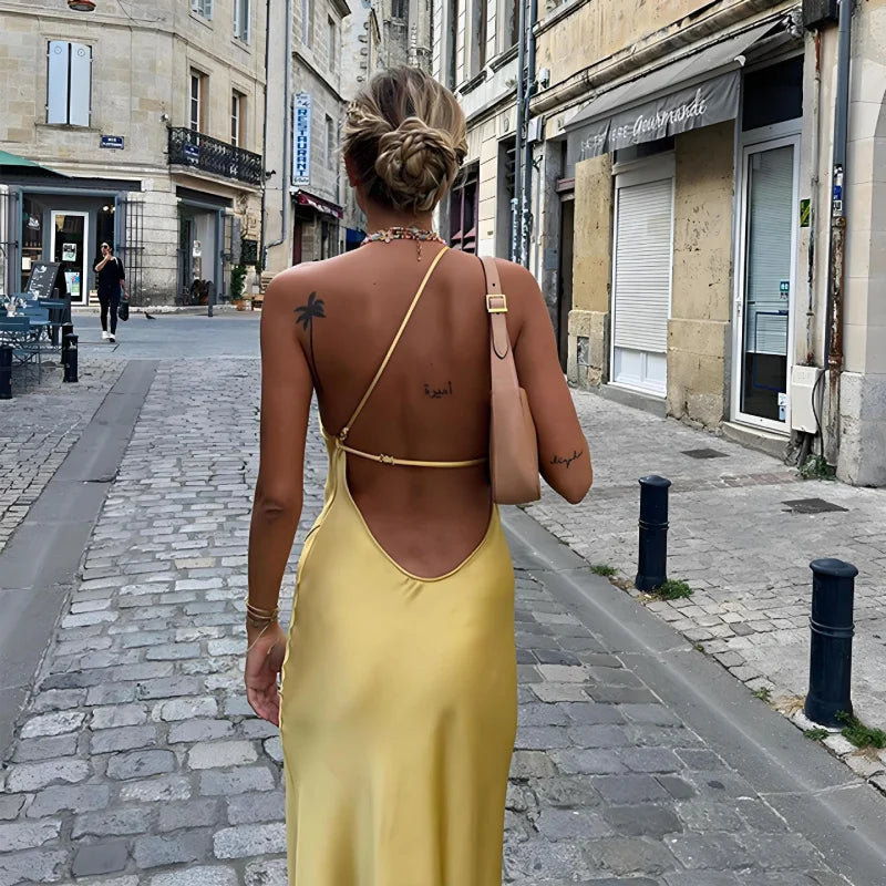 Moonlight Satinkleid