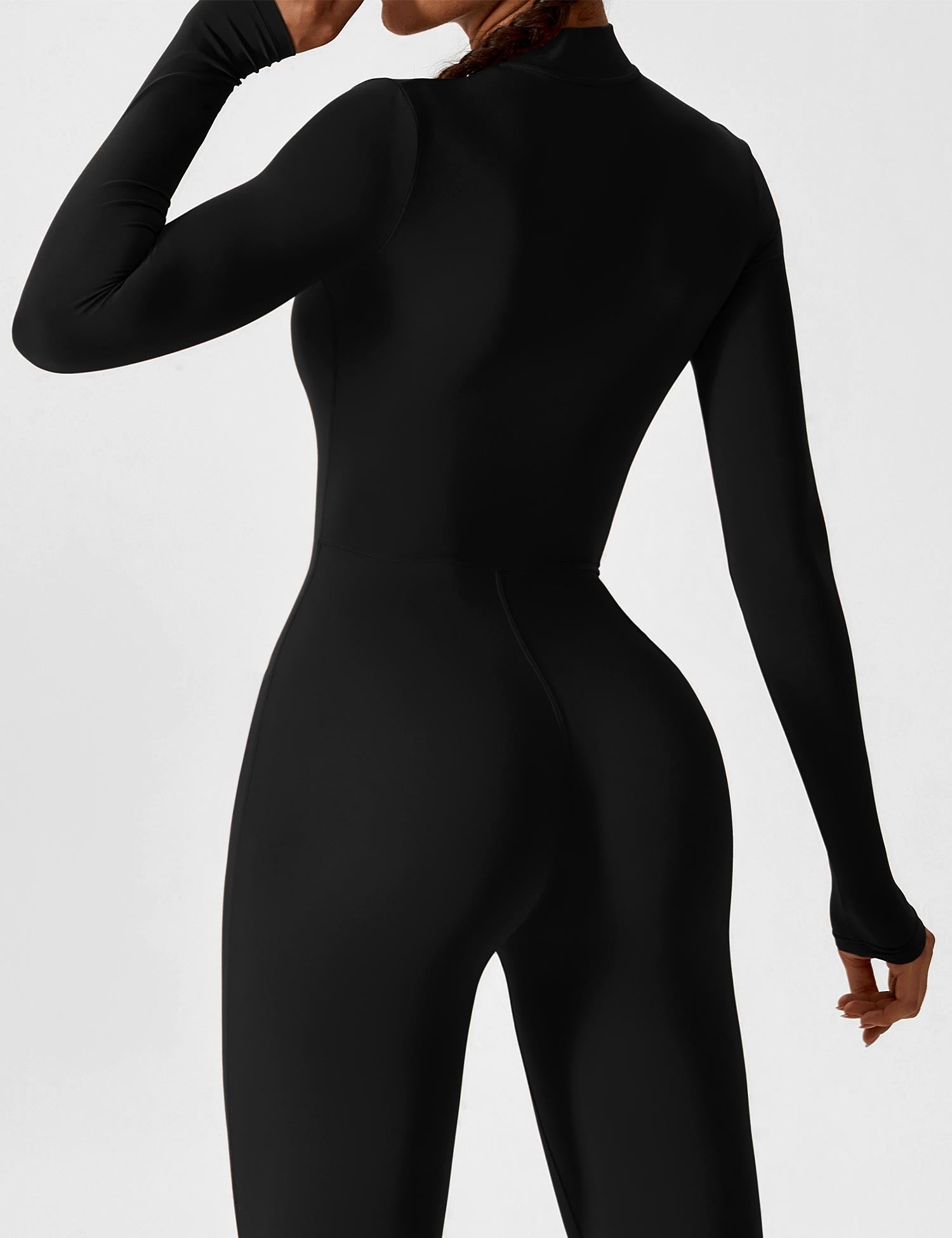 Aurella UltraSculpt™ - Longsleeve Reißverschluss Jumpsuit