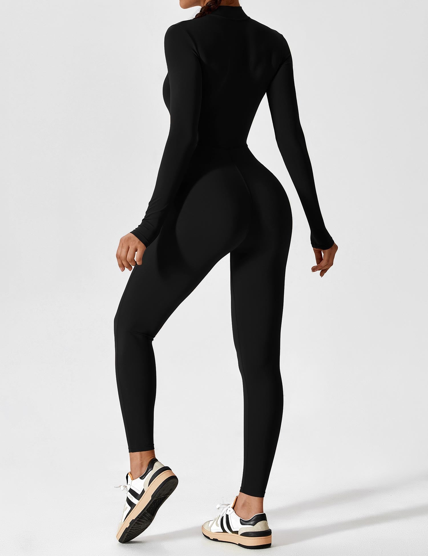 Aurella UltraSculpt™ - Longsleeve Reißverschluss Jumpsuit