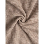 V-Ausschnitt Strickkleid