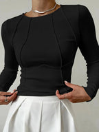 Contrast Trim Longsleeve Hauren 