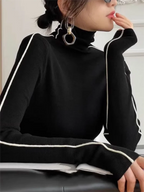 Stripe Rollkragen Hauren 