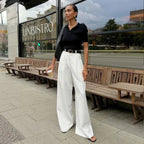 Tailored Wide-Leg Hauren 