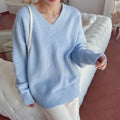 V-Strickpullover Hauren Blau XL 