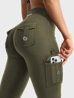Aurella Hedda™ Flared Leggings aus 4-Wege-Stretch mit hohem Bund und ausgestelltem Bein