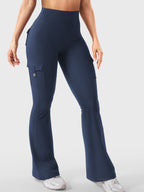 Aurella Hedda™ Flared Leggings aus 4-Wege-Stretch mit hohem Bund und ausgestelltem Bein