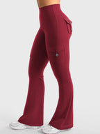 Aurella Hedda™ Flared Leggings aus 4-Wege-Stretch mit hohem Bund und ausgestelltem Bein